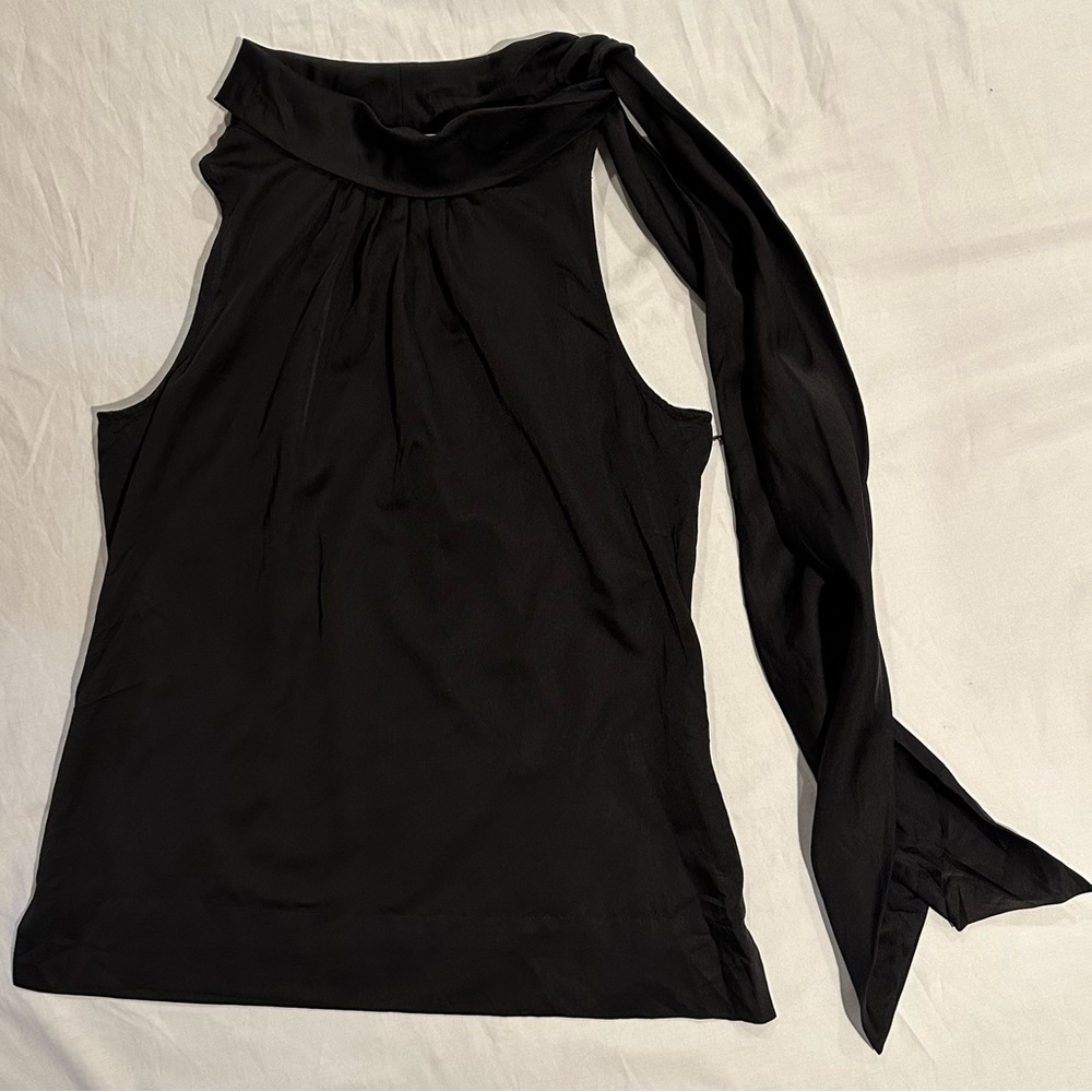 Lilly Pulitzer Halter Top Blouse Black Size 2